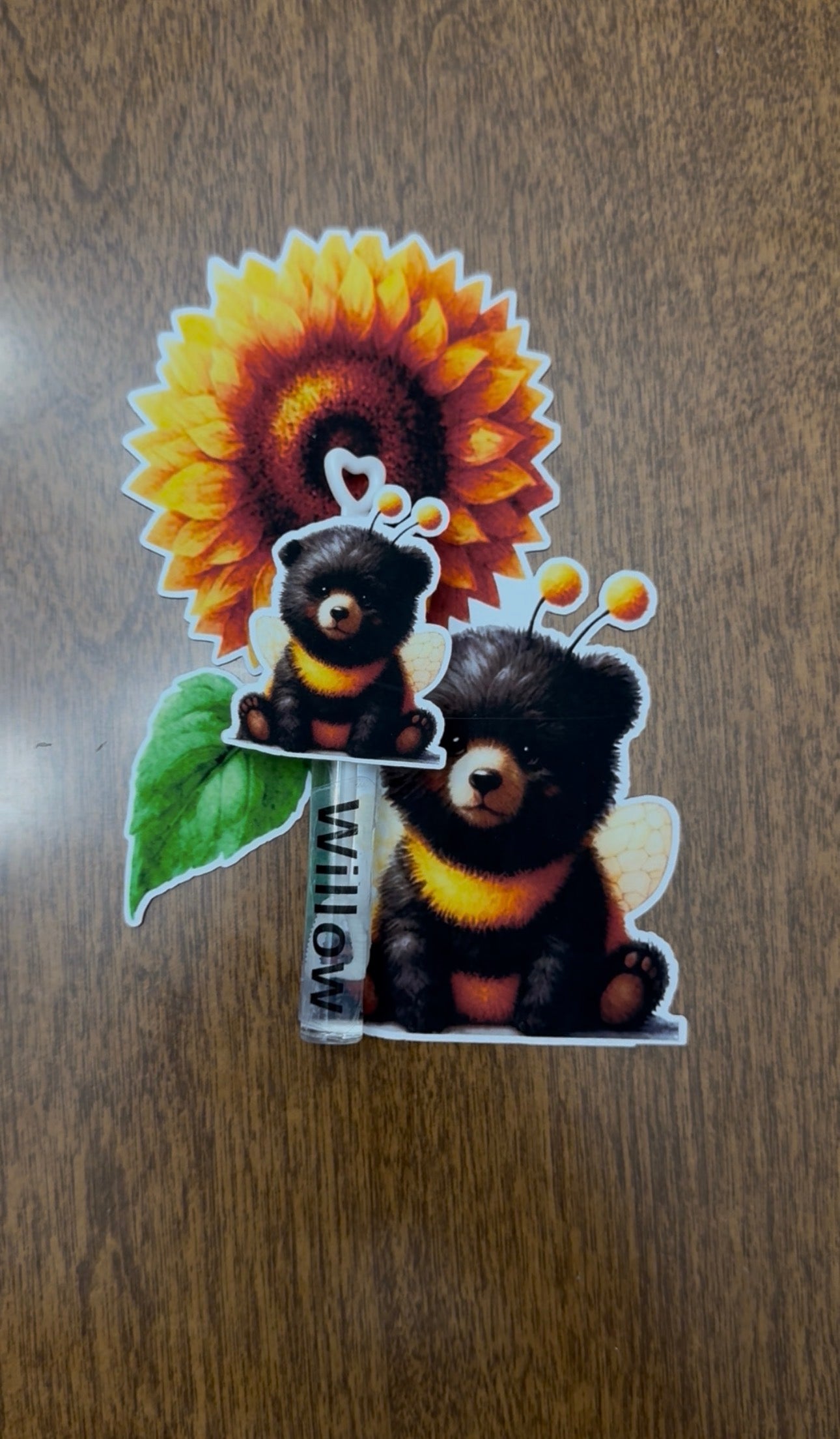 Personalized Bee and Bear Baby Shower Favors with Custom Spray Bottle