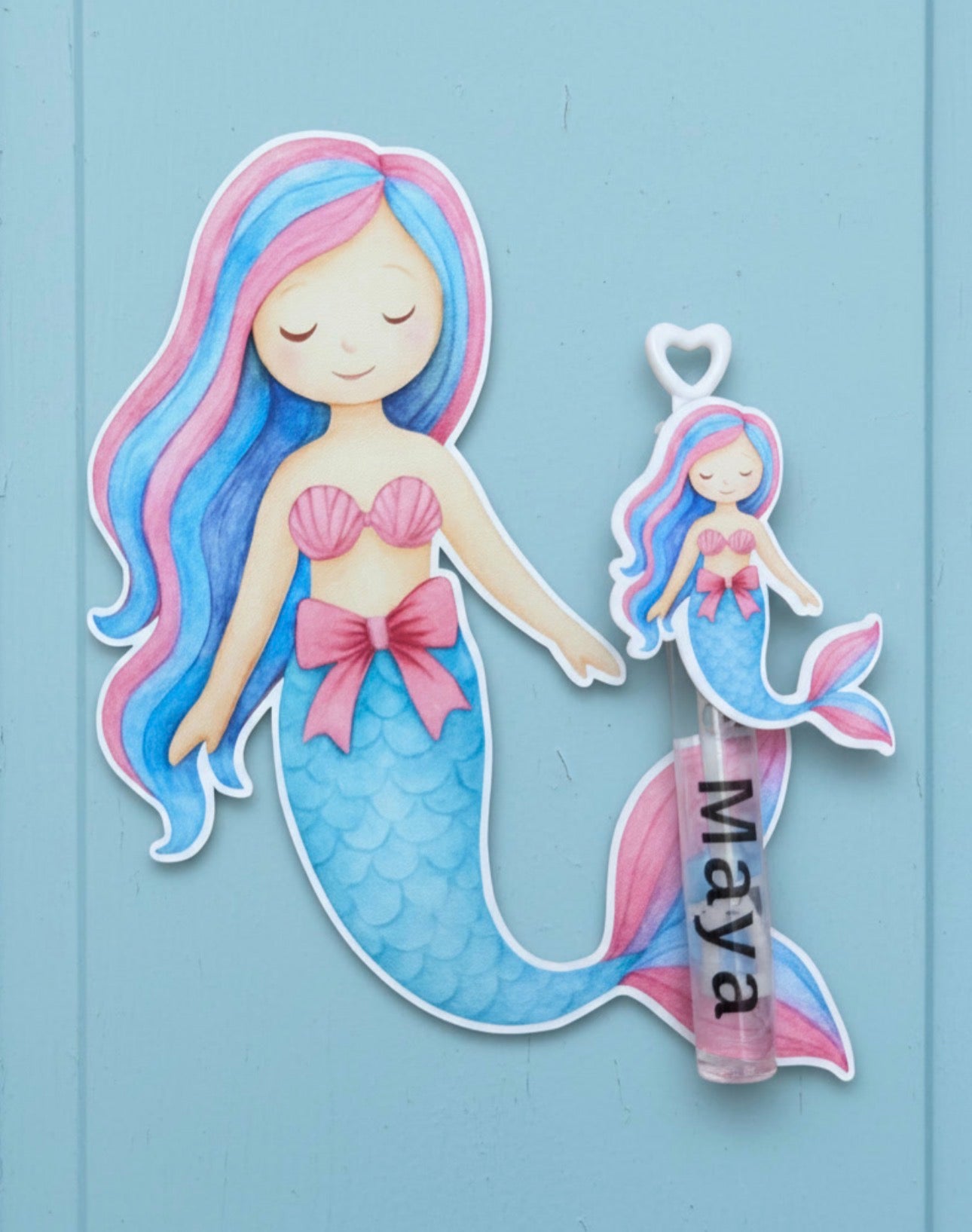 Personalized Mermaid Baby Shower Favors - Custom Under the Sea Birthday Spray Bottle Gift